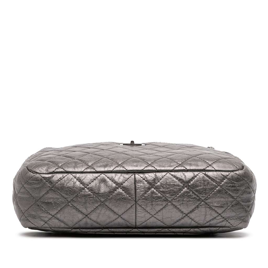 Chanel Large Metallic Quilted Aged Calfskin Reissue Camera Bag - 3