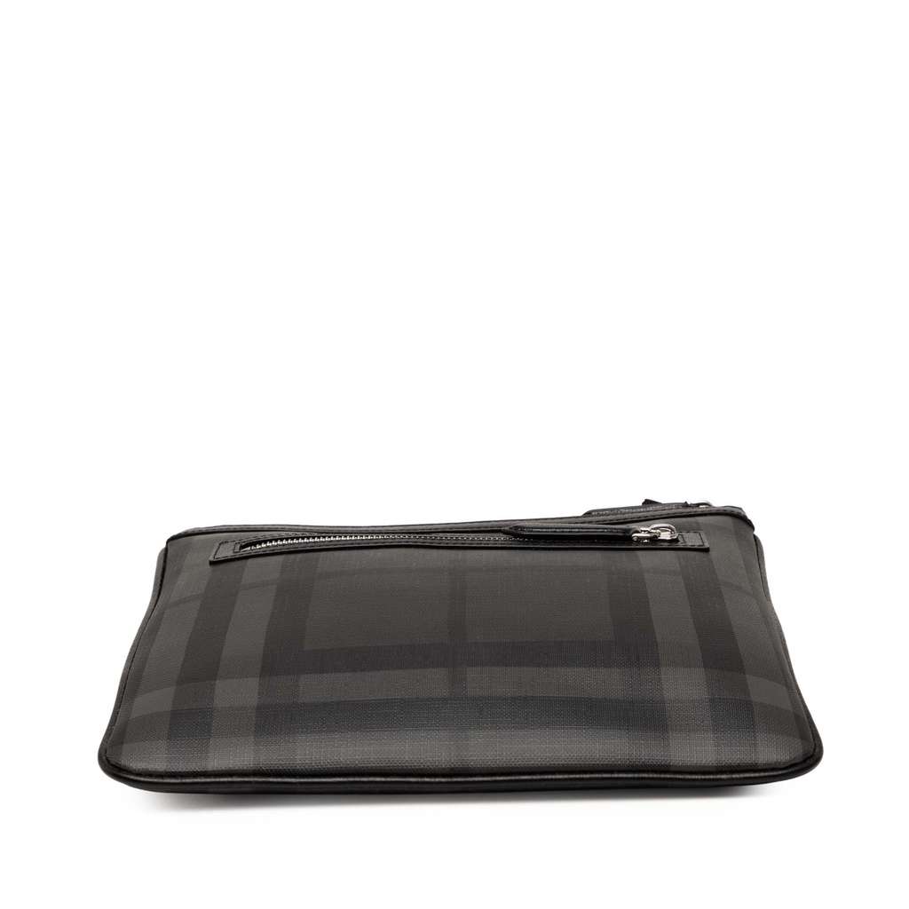 Burberry Smoke Check Coated Canvas Beckley Crossbody - 3