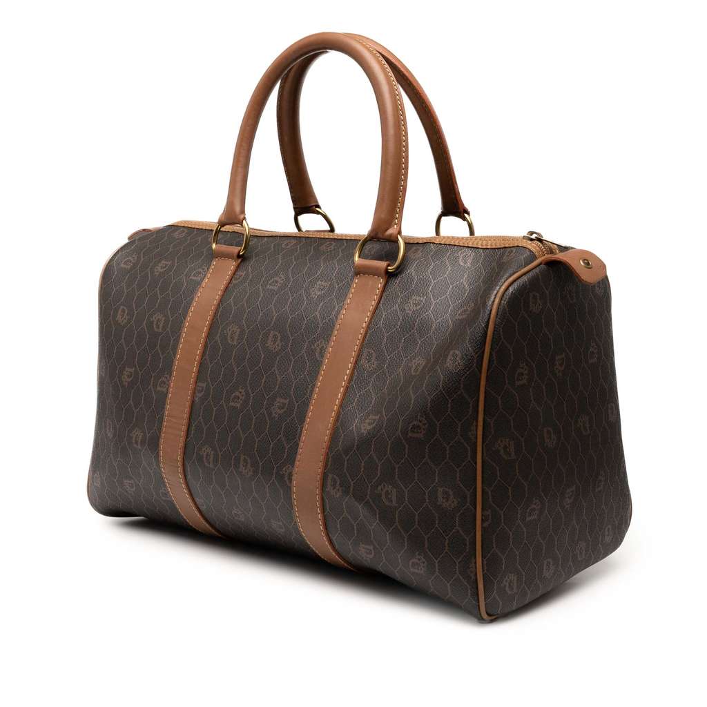 Dior Honeycomb Coated Canvas Boston Bag - 2