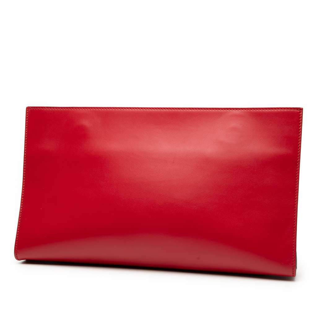 Gucci Embossed Leather Logo Clutch - 2