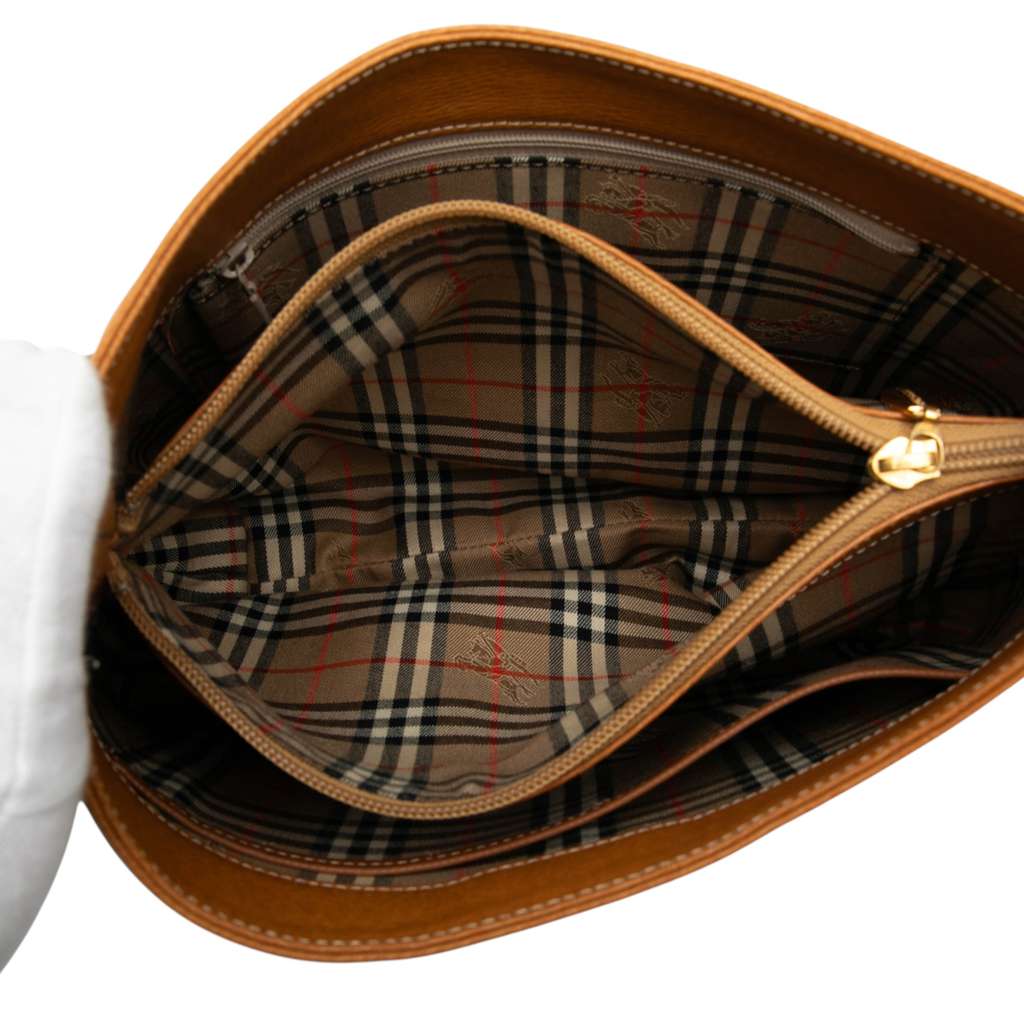 Burberry Leather Shoulder Bag - 4