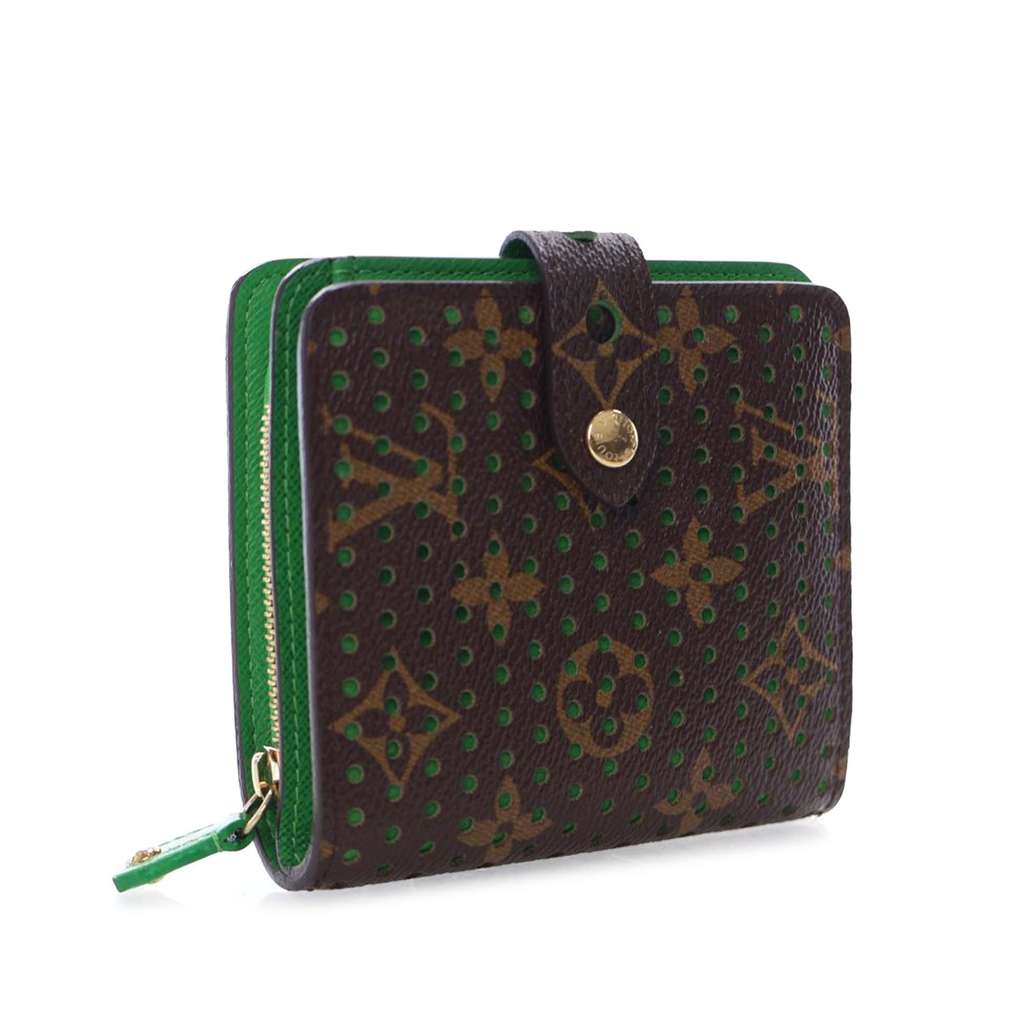 Louis Vuitton Monogram Perforated Compact Zipped Wallet - 2
