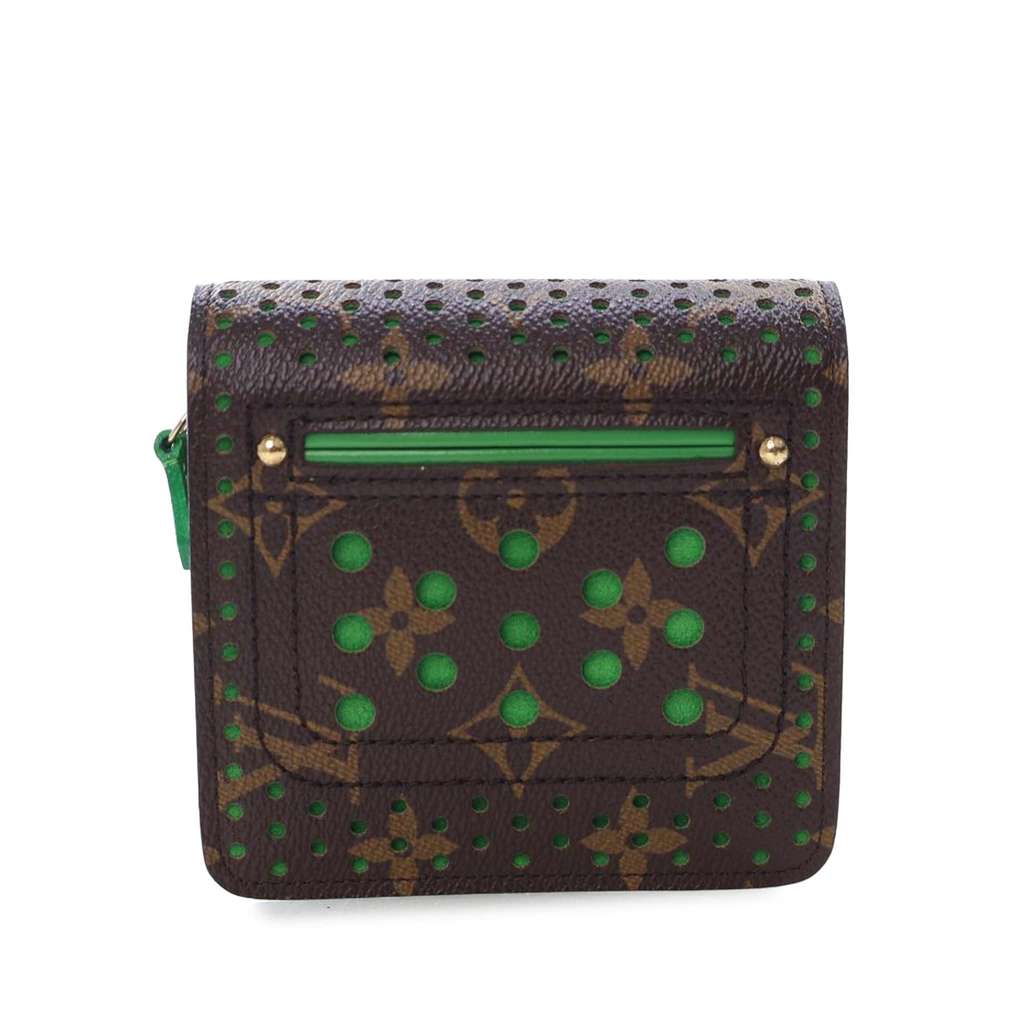 Louis Vuitton Monogram Perforated Compact Zipped Wallet - 4