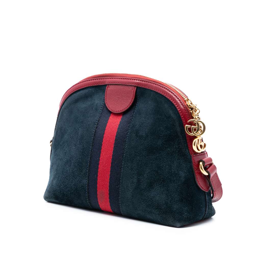 Gucci Small Suede Ophidia Dome Crossbody - 2