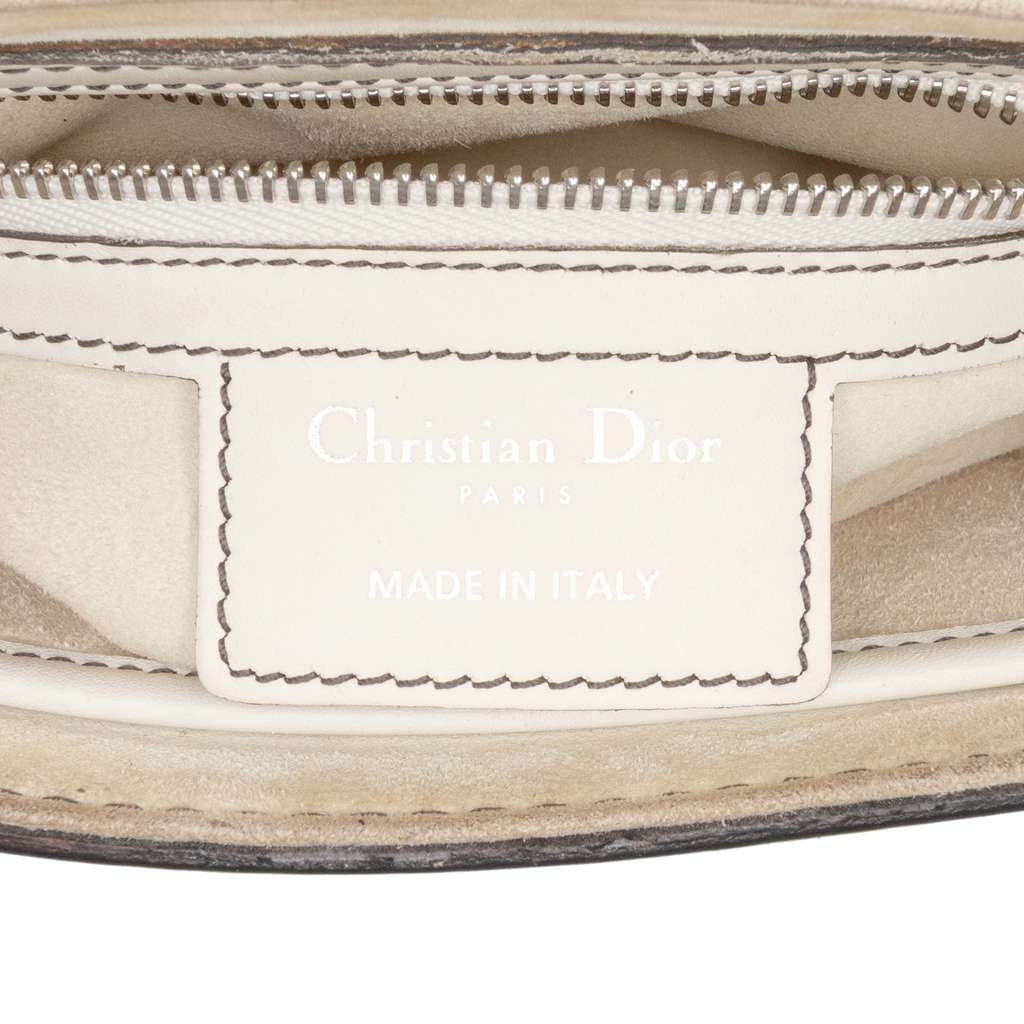 Dior Mini Leather D Fence Saddle Bag - 5