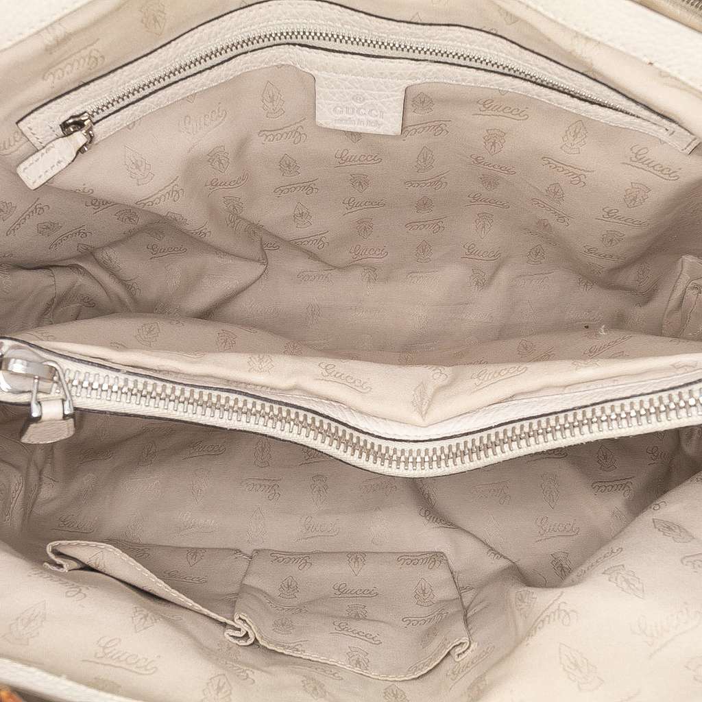 Gucci Medium GG Canvas Bamboo Libeccio Tote - 4