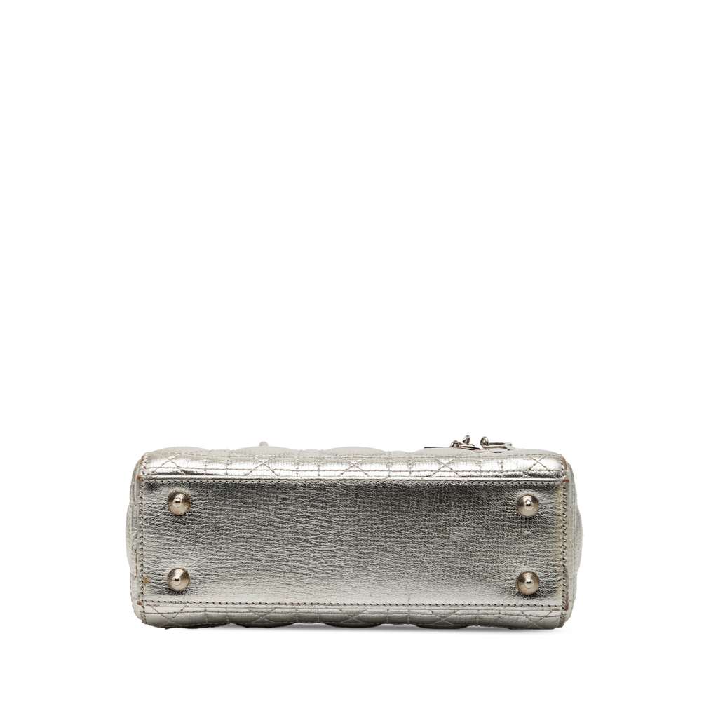 Dior Small Metallic Grained Calfskin Cannage My ABCDior Lady Dior - 3
