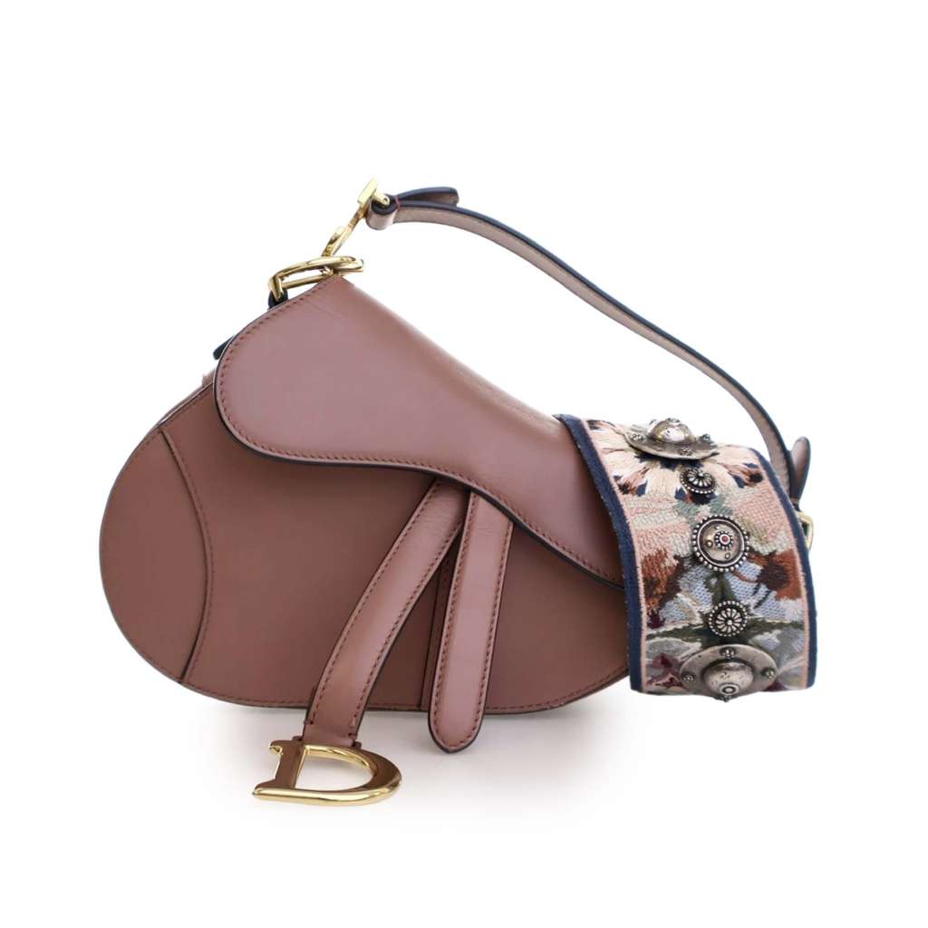 Dior Mini Smooth Calfskin Saddle Bag
