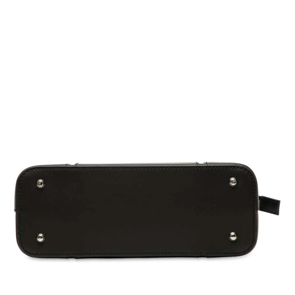 Burberry Leather Handbag Black Leather Good - Inside View