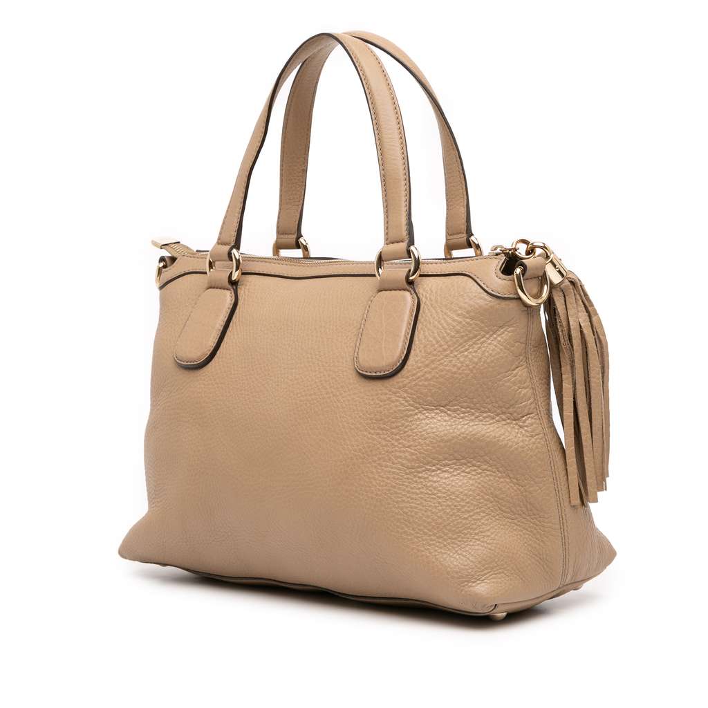 Gucci Small Leather Soho Working Satchel - 2