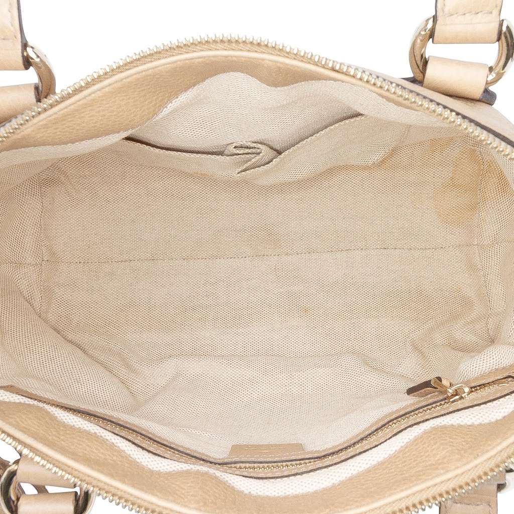 Gucci Small Leather Soho Working Satchel - 4