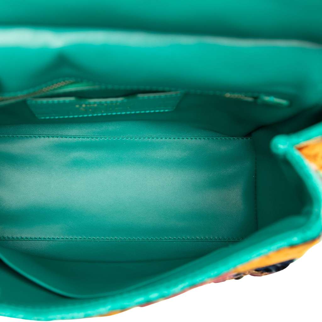 Dolce & Gabbana Medium Velvet Studded Patchwork Sicily Satchel - 4