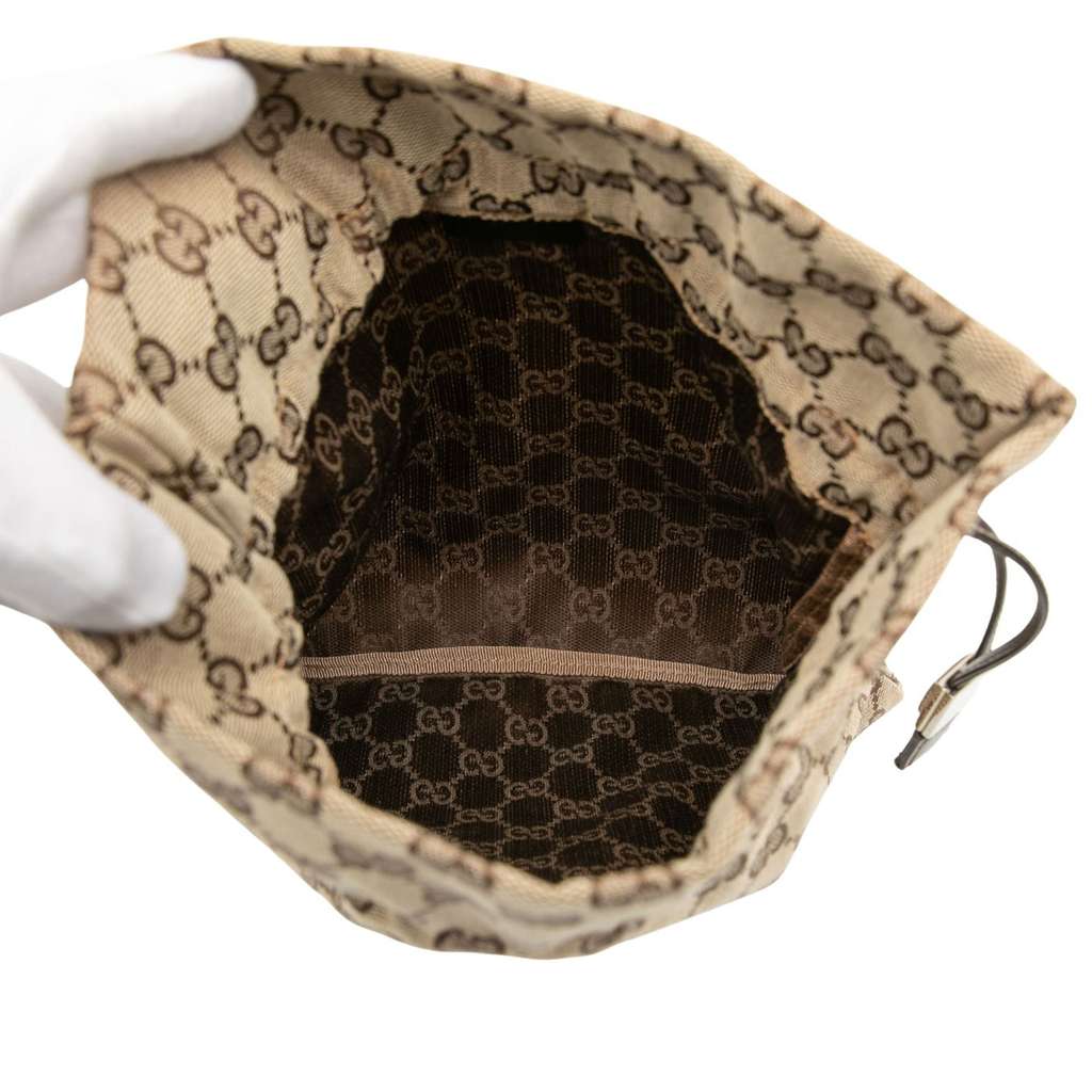 Gucci GG Canvas Drawstring Pouch - 4