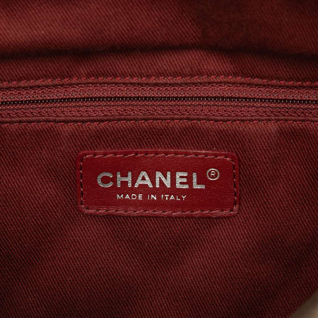 Chanel Large Aged Calfskin Cotton Club Tote - 5