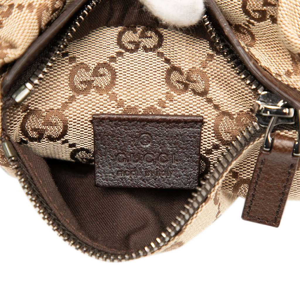Gucci GG Canvas Double Pocket Belt Bag - 5