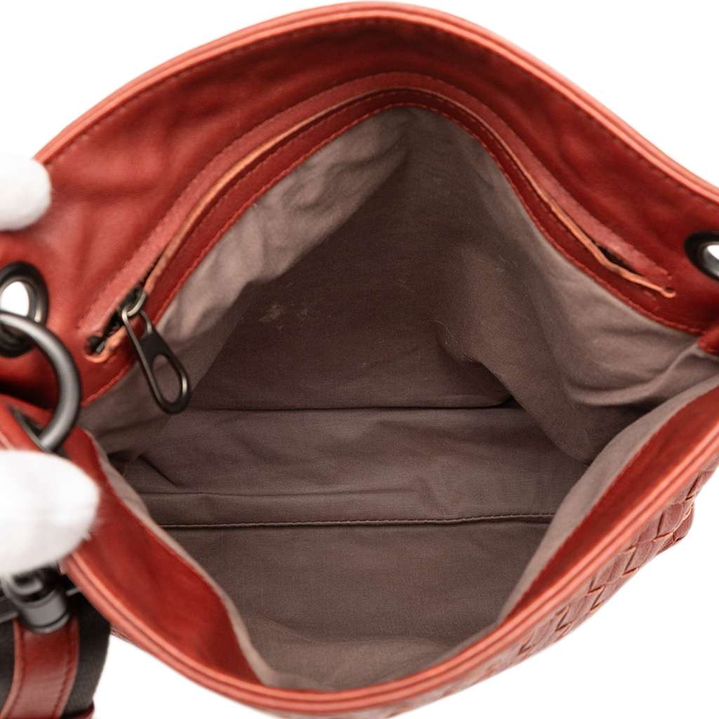 Bottega Veneta Leather Intrecciato Crossbody - 4