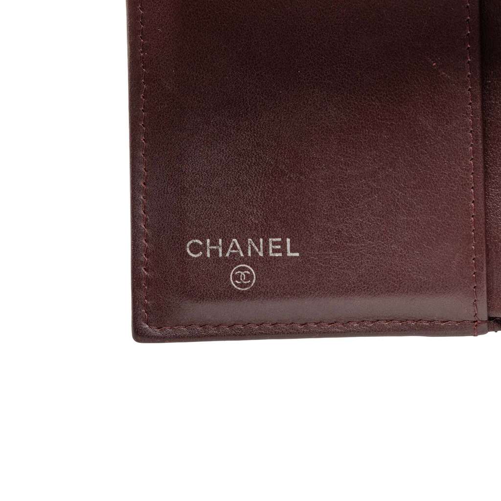 Chanel Classic Caviar Trifold Flap Wallet - 5