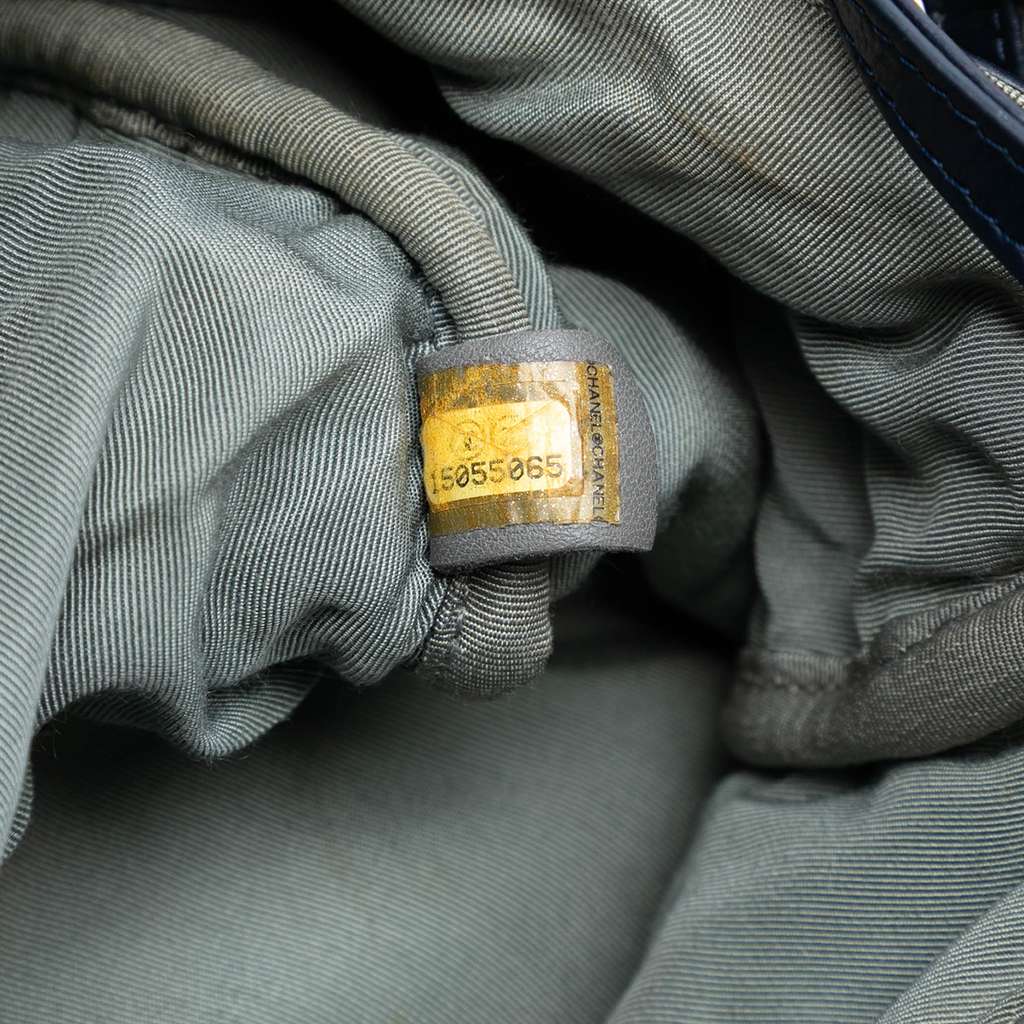 Chanel Quilted Crinkled Calfskin Ultra Stitch Bowling Bag - 5