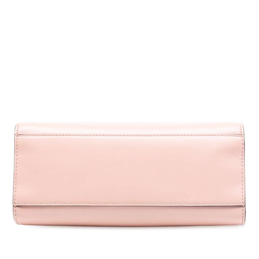 Gucci Mini Leather Bamboo Nymphaea Satchel - 3