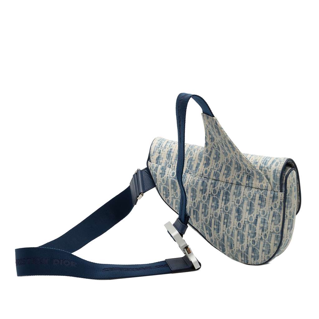 Dior Kasuri Oblique Canvas Saddle Crossbody - 2
