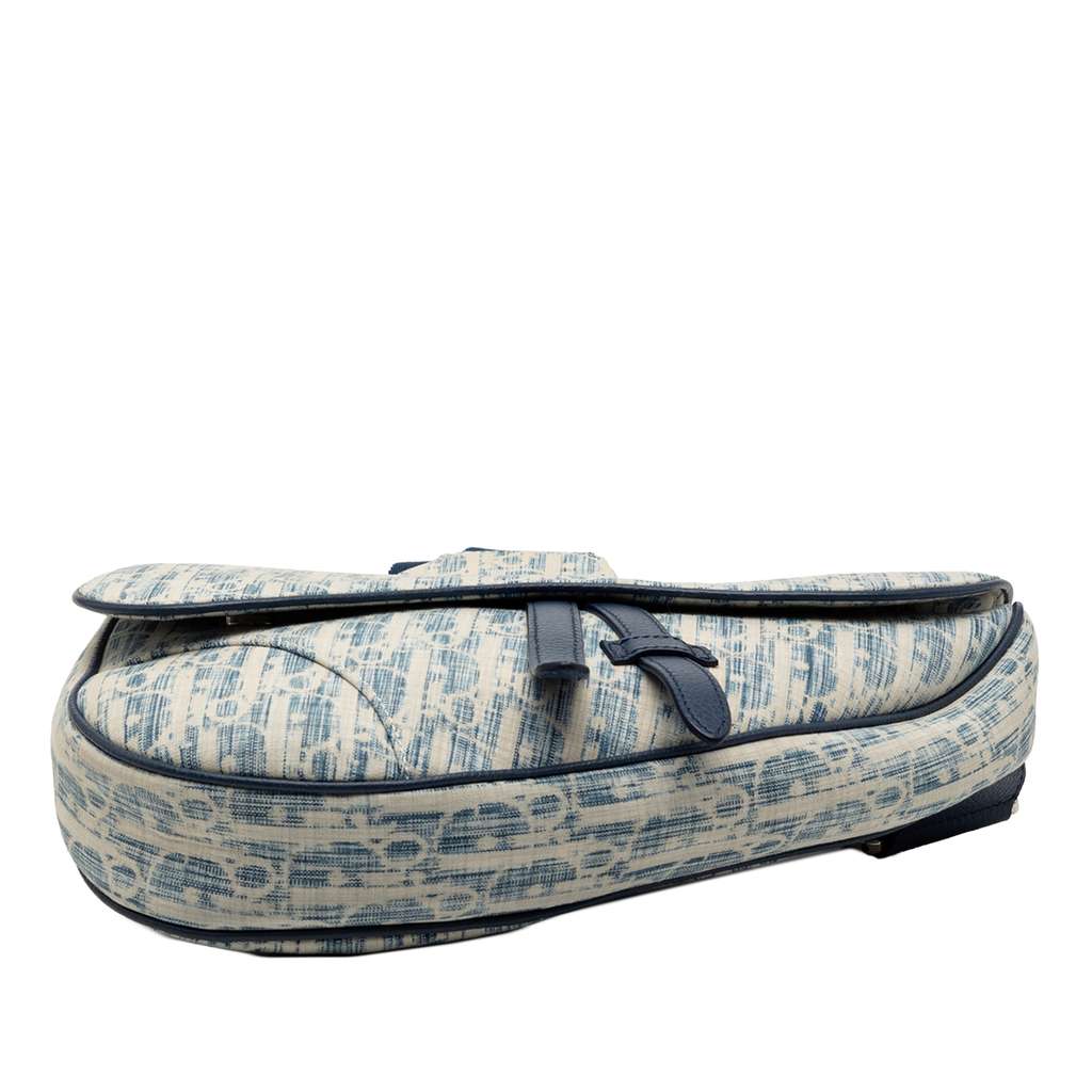Dior Kasuri Oblique Canvas Saddle Crossbody - 3