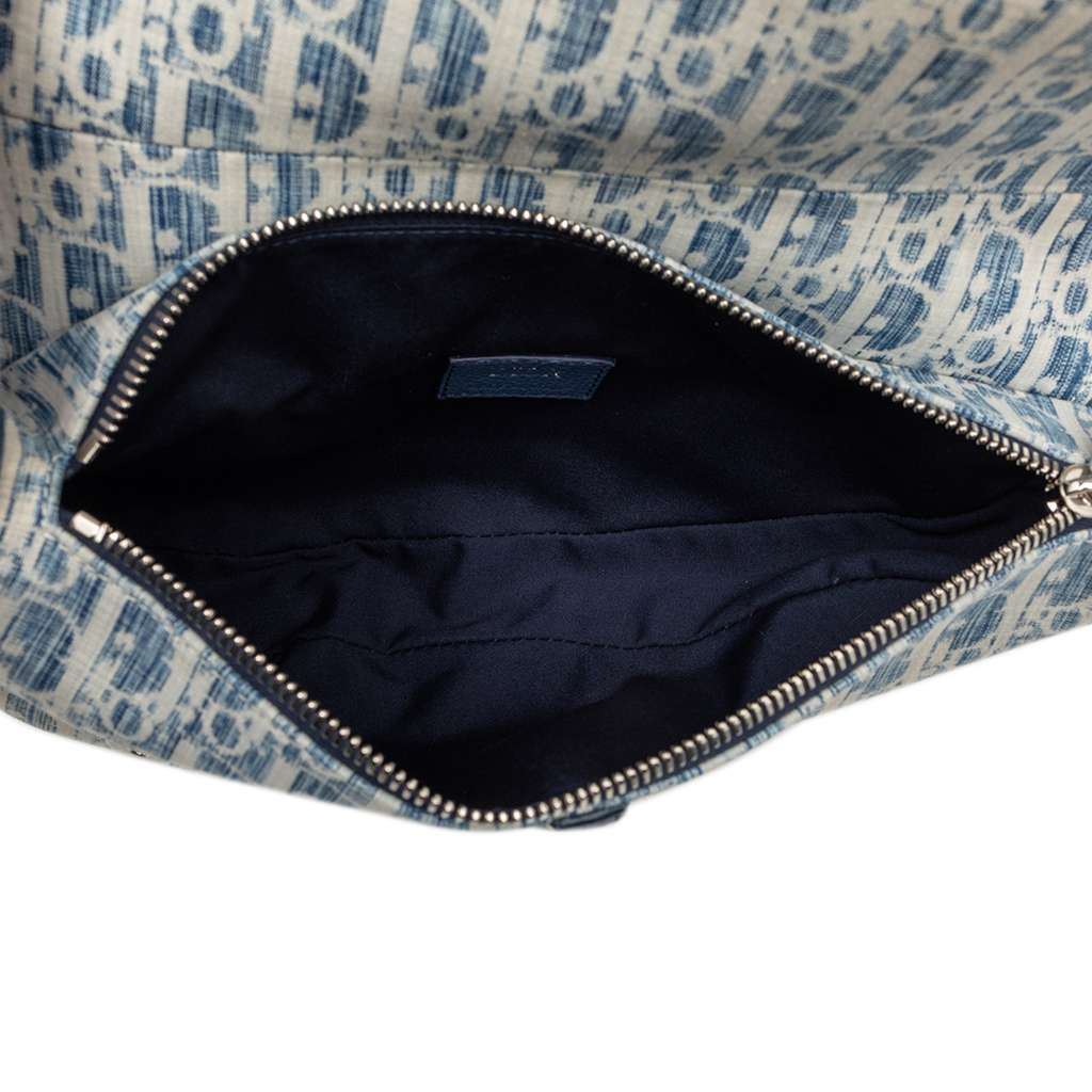Dior Kasuri Oblique Canvas Saddle Crossbody - 4
