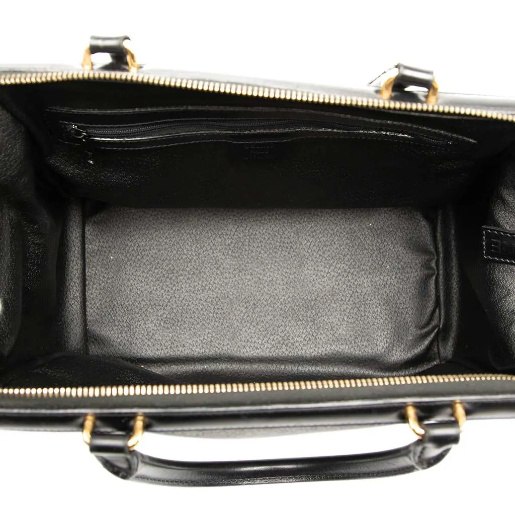 Celine Macadam Coated Canvas Handbag Brown Canvas Good - Model View