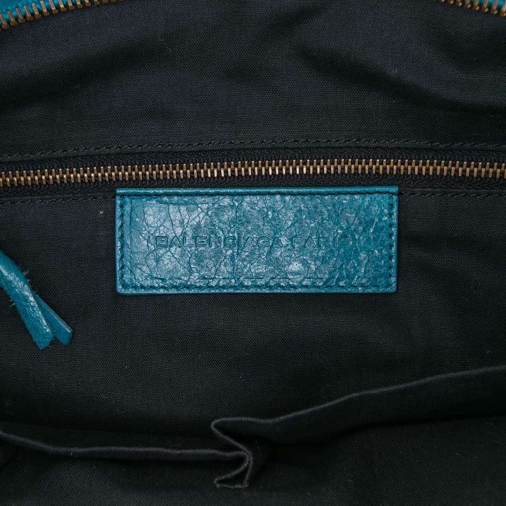 Balenciaga Lambskin Motocross Classic Velo Satchel - 5