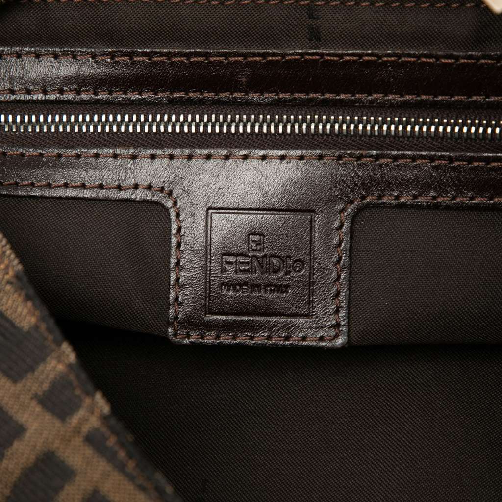 Fendi Zucca Canvas Croissant Hobo - 5