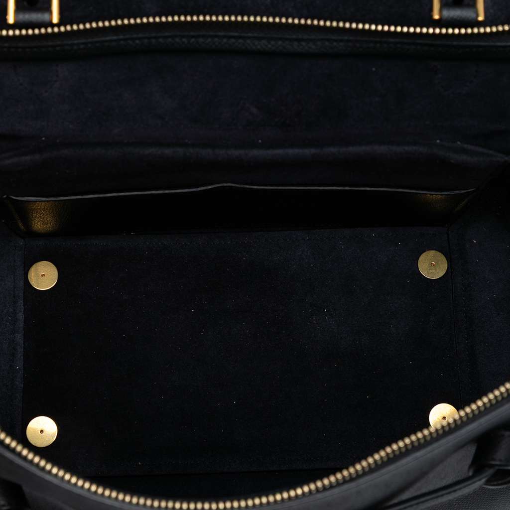 Celine Mini Grained Calfskin Belt Satchel - 4