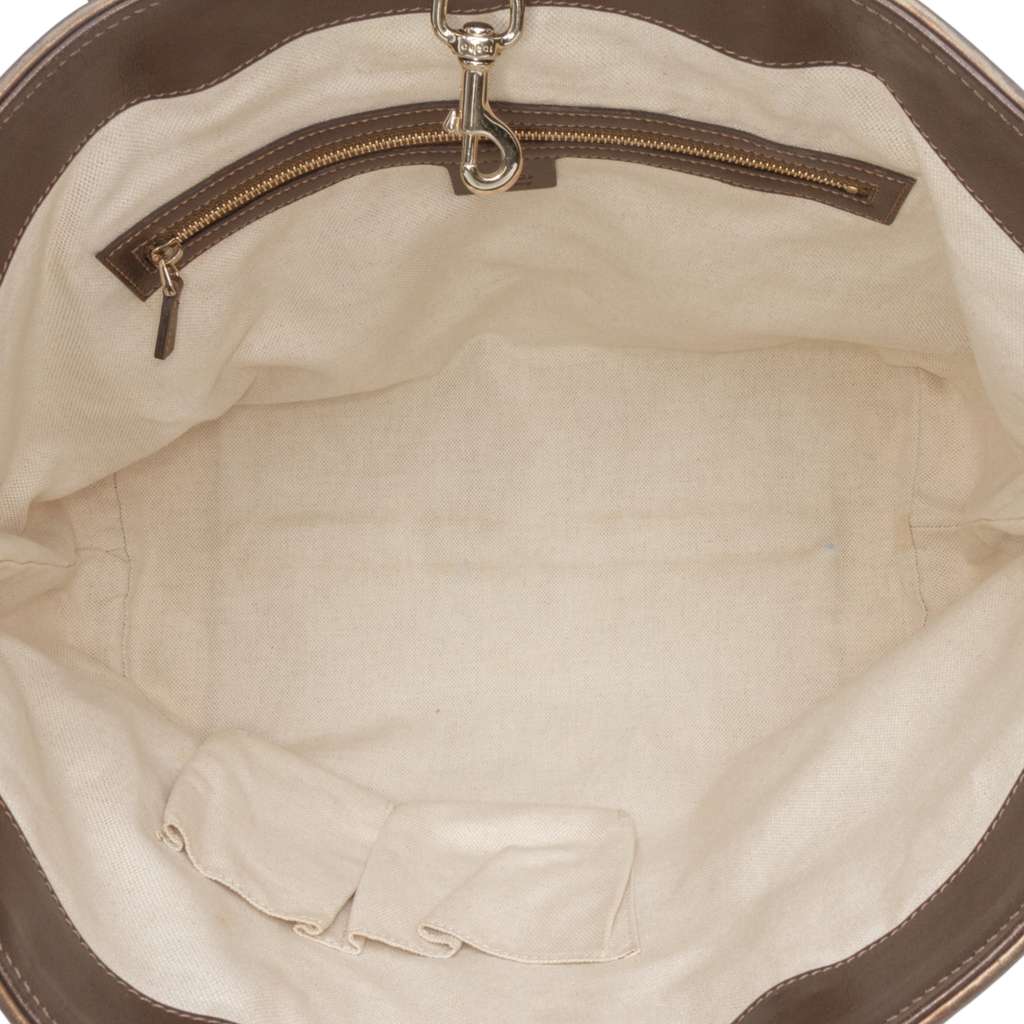 Gucci Metallic Guccissima Heart Bit Tote - 4