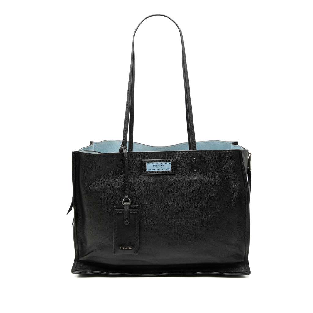 Prada Glace Calf Etiquette Tote