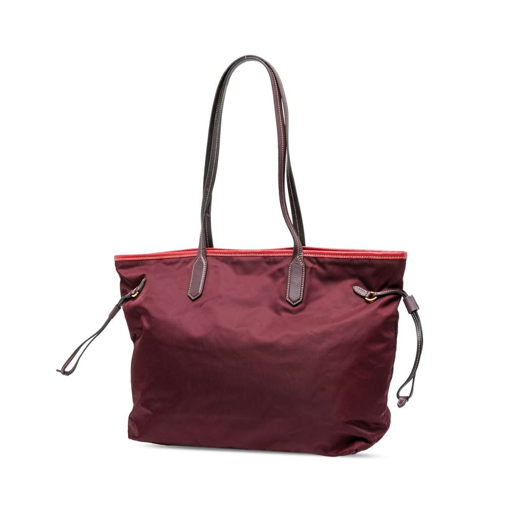 Prada Saffiano Trimmed Tessuto Tote - 2