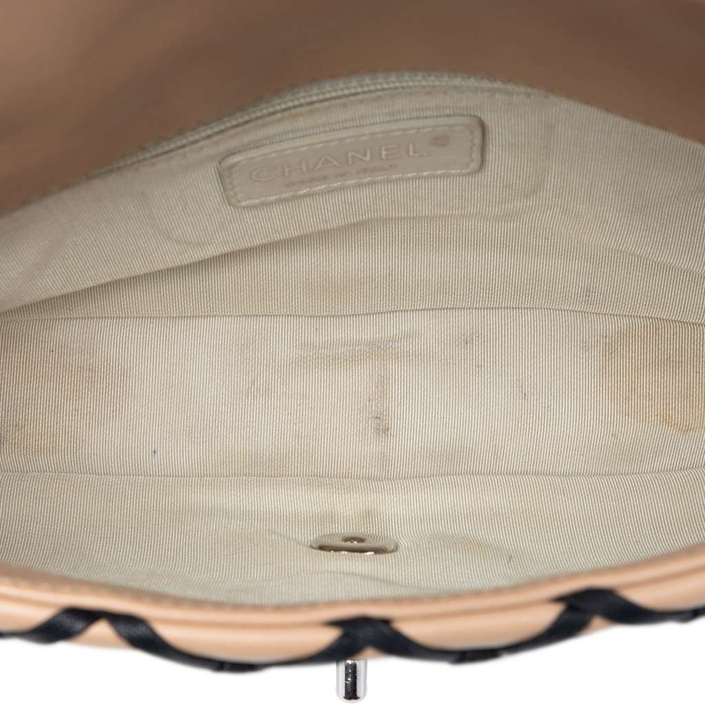 Chanel Small Calfskin Canebiers Net Flap - 4