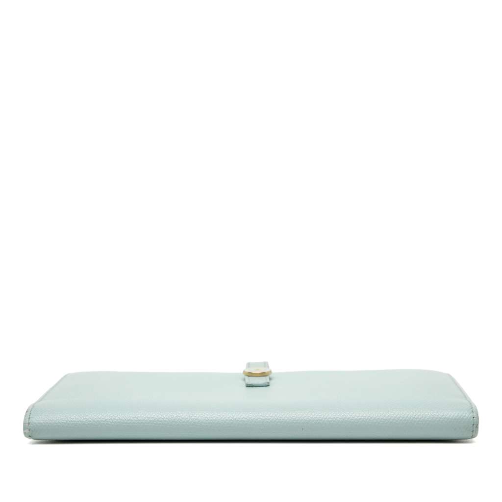 Chanel Leather Coco Button Long Wallet - 3