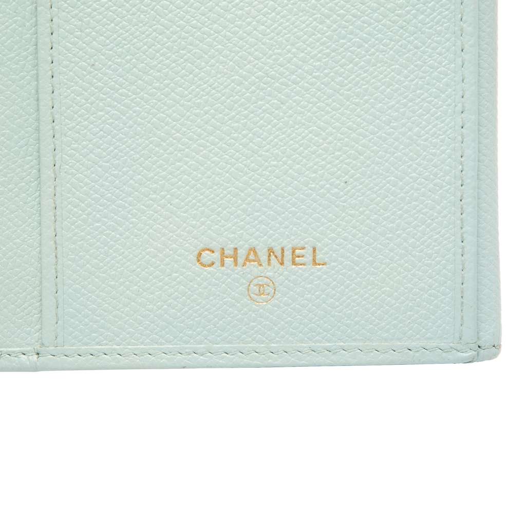 Chanel Leather Coco Button Long Wallet - 5