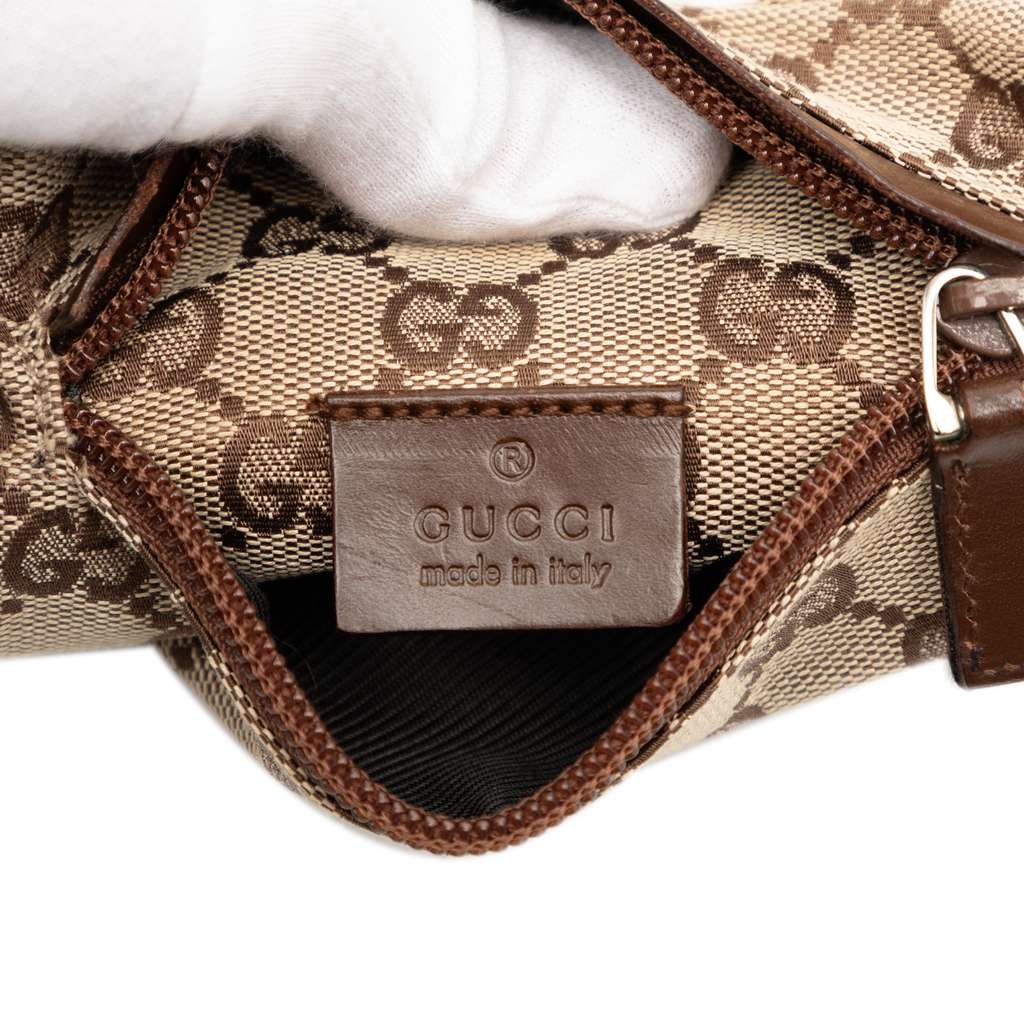 Gucci GG Canvas Double Pocket Belt Bag - 5