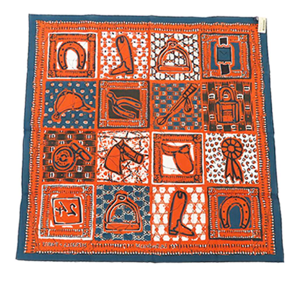 Hermès Le Boubou H Cotton Scarf Carre 65 - 2