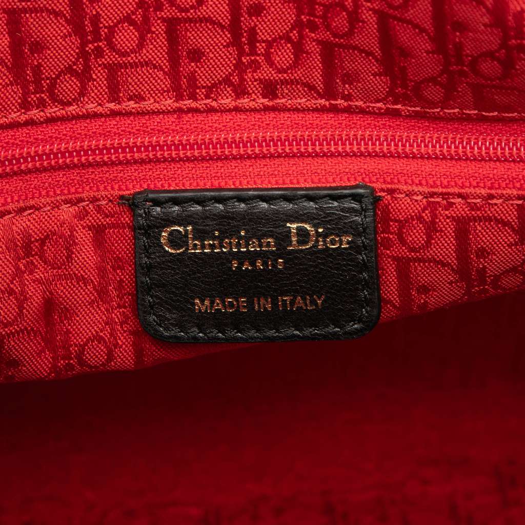 Dior Large Lambskin Cannage Lady Dior - 5