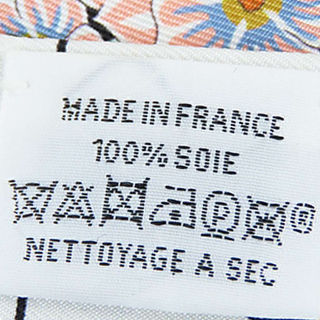 Hermès Brides de Gala en Fleurs Silk Twilly Scarf - 4
