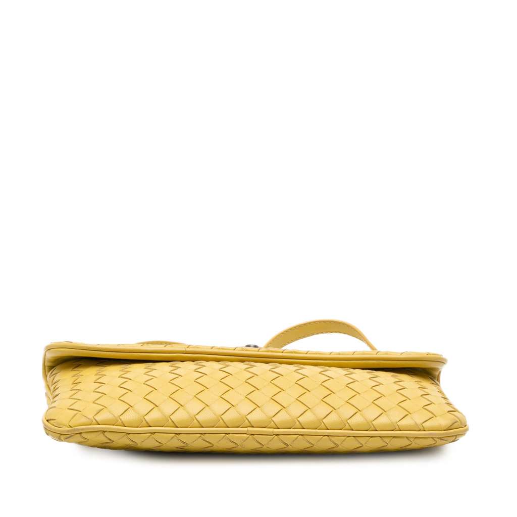 Bottega Veneta Mini Nappa Intrecciato Turn Lock Crossbody - 3