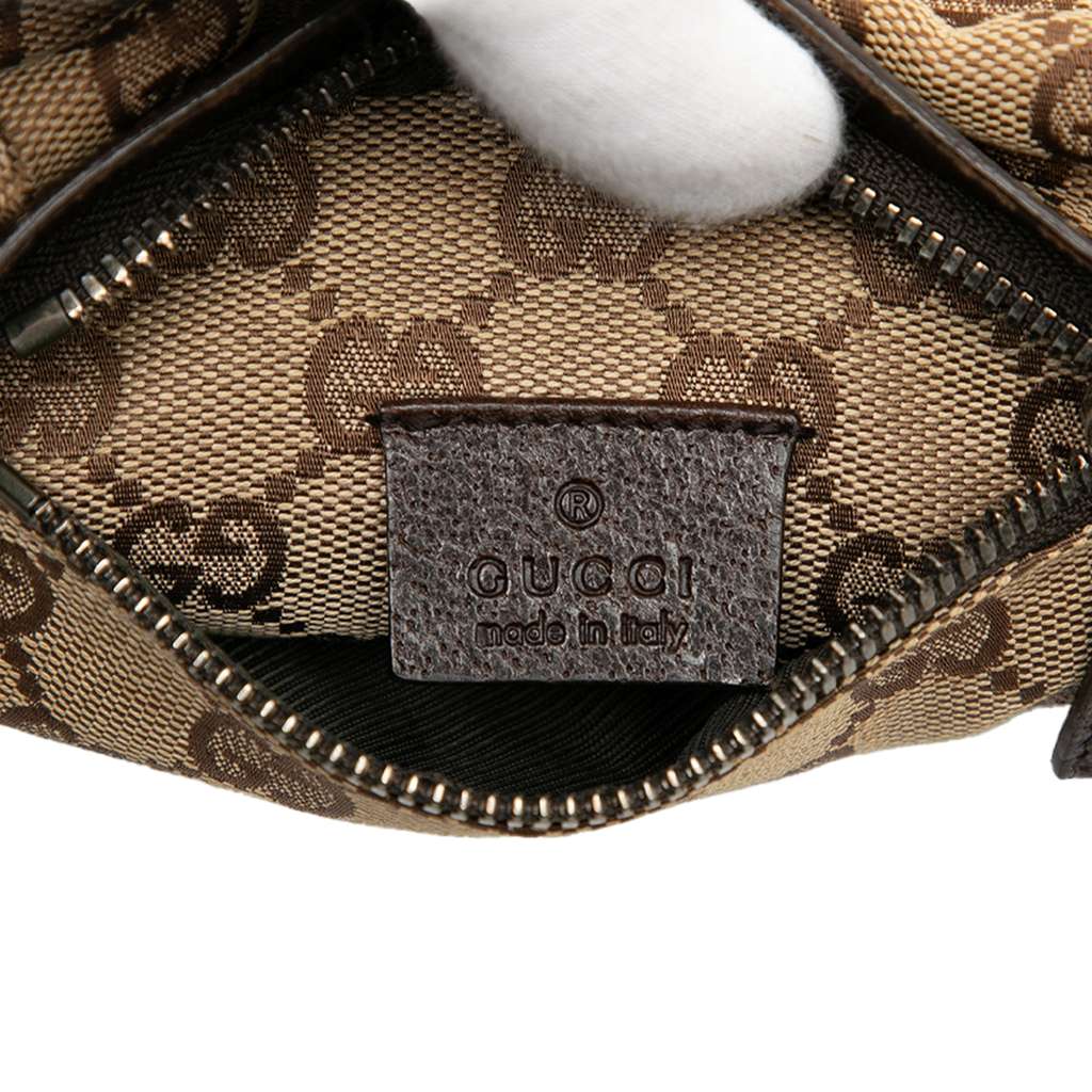 Gucci GG Canvas Double Pocket Belt Bag - 5