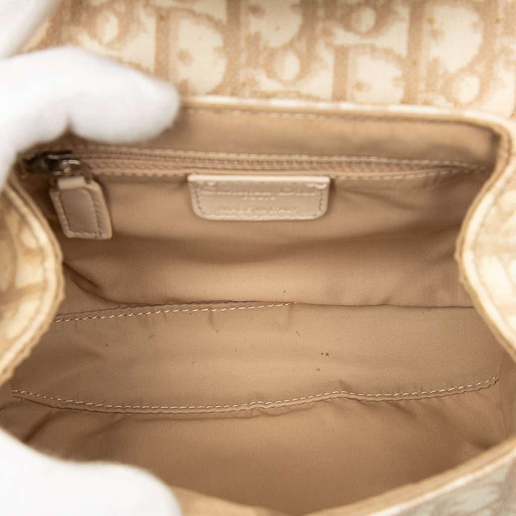Dior Mini Diorissimo Trotter Coated Canvas Romantique Handbag - 4