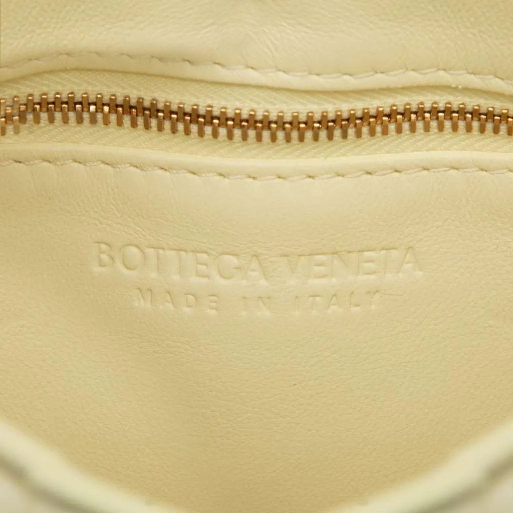 Bottega Veneta Nappa Intrecciato Padded Cassette Crossbody Yellow Leather Very good - Box View