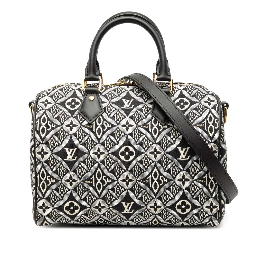Louis Vuitton Monogram Jacquard Since 1854 Speedy Bandouliere 25