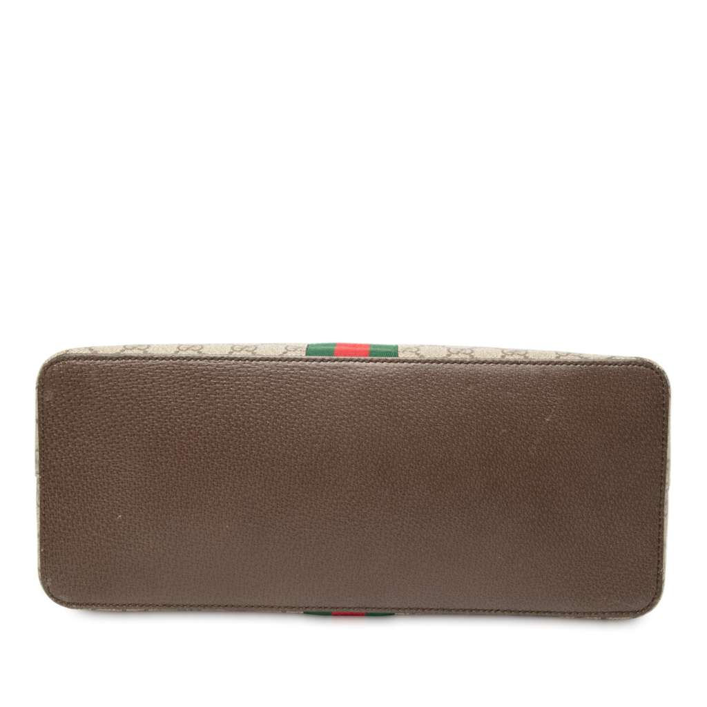 Gucci Medium GG Supreme Ophidia Web Satchel - 3