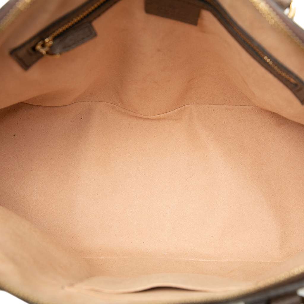 Gucci Medium GG Supreme Ophidia Web Satchel - 4