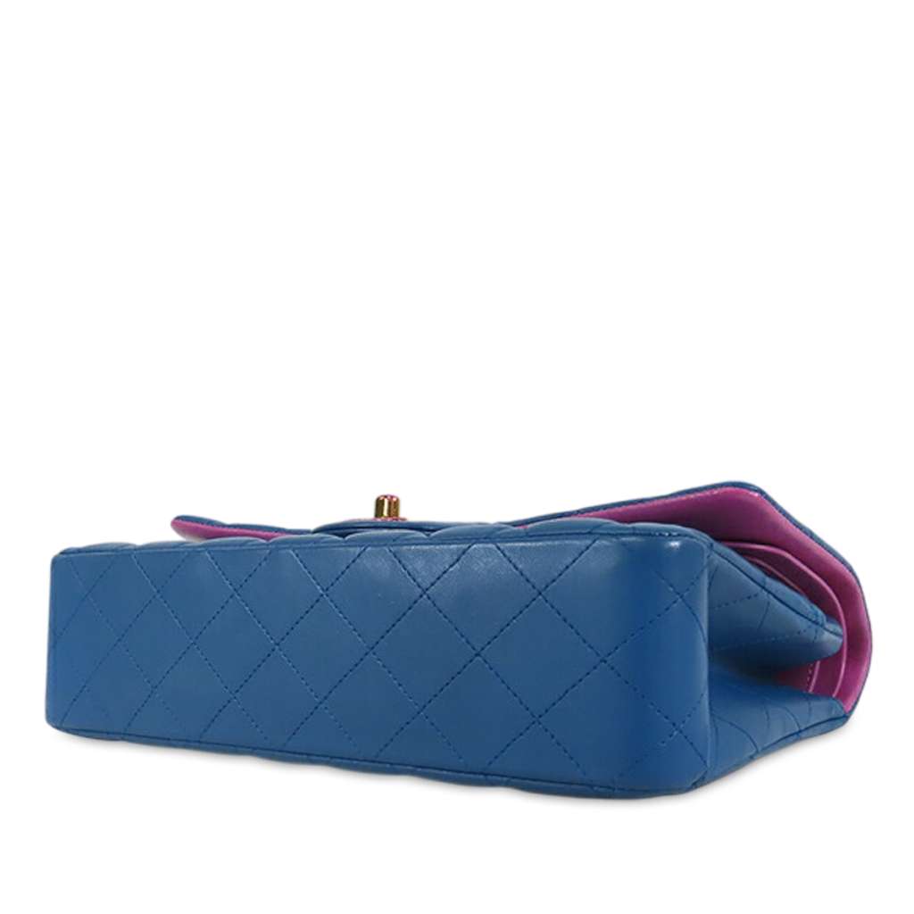 Chanel Medium Classic Lambskin Rainbow Hardware Double Flap - 3