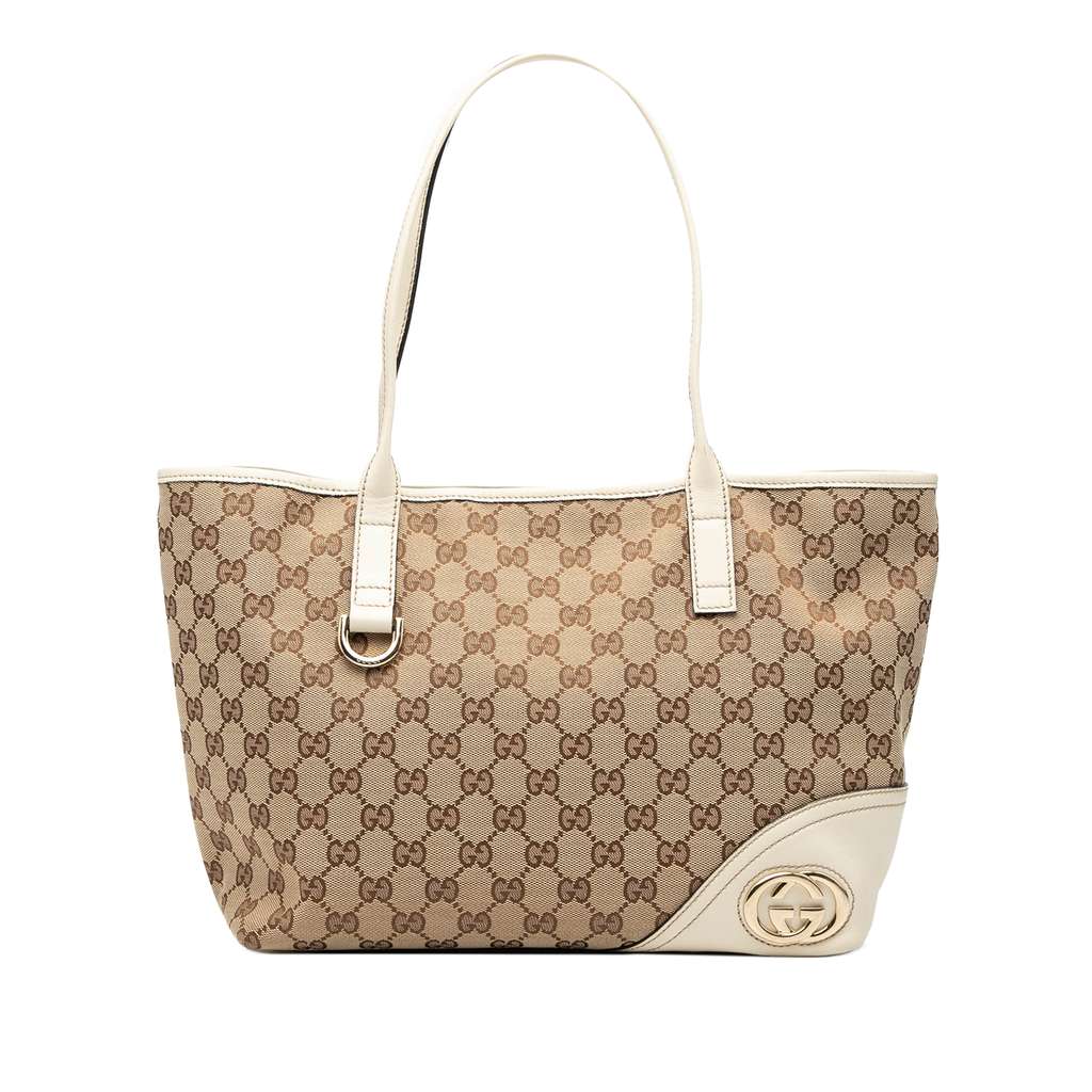 Gucci GG Canvas New Britt Tote