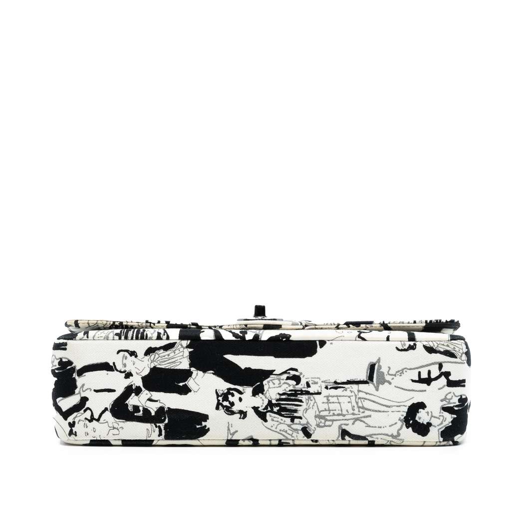 Chanel Medium Classic Canvas Coco Mademoiselle Double Flap - 3